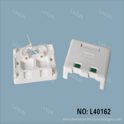 Dual Port Surface Box/Surface Jack/Mount Box (L40160)